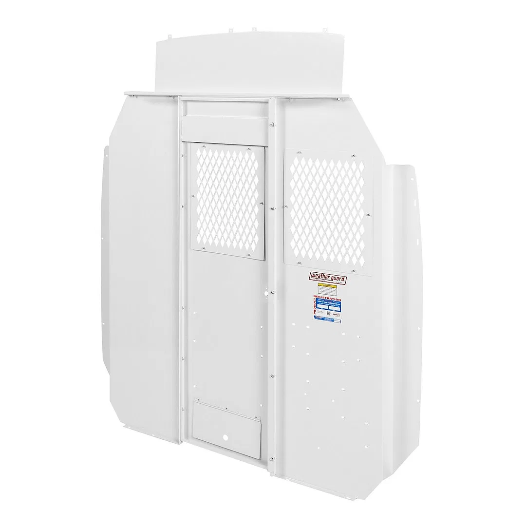 96322-3-01D – WEATHERGUARD Bulkhead Divider, Full Bulkhead Deep Offset Fixed Panel With Dog Door Converts To Door Wit...